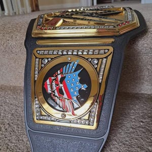 American Nightmare New Undisputed Championship Wrestling belt 4mm Zinc Alloy
