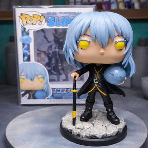 Rimuru Tempest Den gången blev jag reinkarnerad som en slime tesura anpassad funko pop