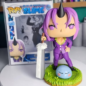 Shion Den gången jag reinkarnerades som en slime tesura anpassad funko pop