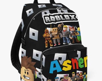 Zaino Roblox personalizzato - Zaino scolastico - Regalo per giocatori