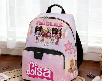 Rolbox Girl Backpack - Custom Backpack - Back To School - Travel Bag - Gamer Gift