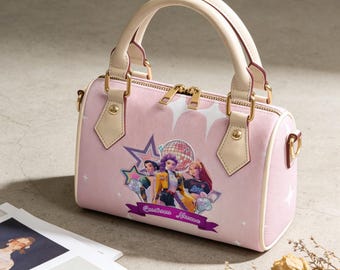 Demon Hunter Handbag for Women - Personalized PU Leather Top Shoulder Bag - Gifts for Kpop fans