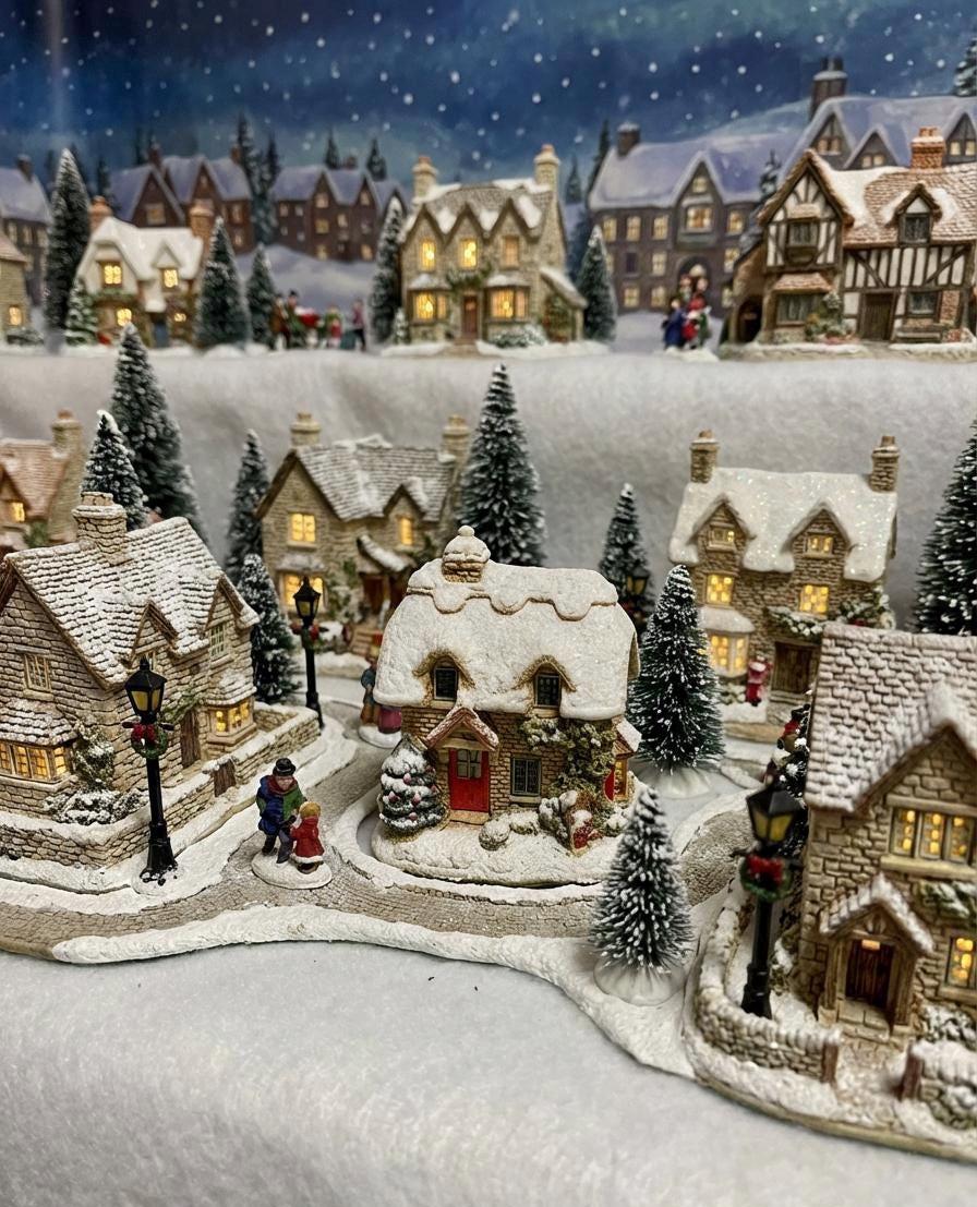 Lilliput Lane Christmas - Etsy UK