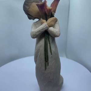Willow tree blossoms figurine ornament