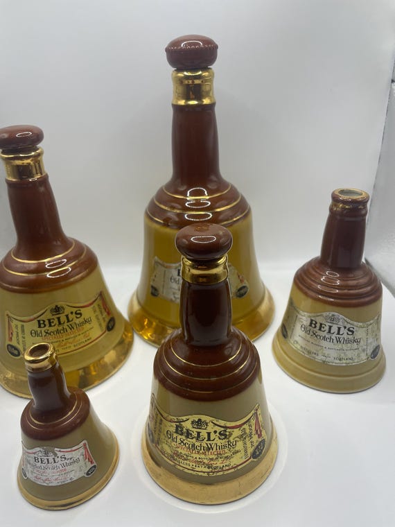 Empty Cleaned Vintage Bells Old Scotch Whisky Specially Selected