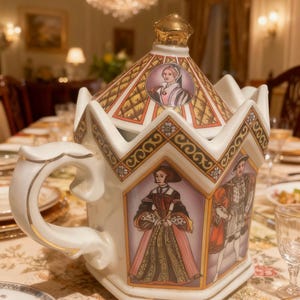 King Henry Viii Teapot - Etsy