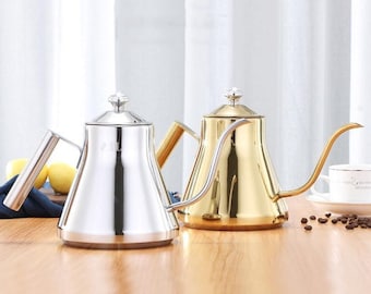 Stainless steel teapot | Stainless steel kettle | Coffee pot | Teapot with strainer | Induction cooker kettle | Tea set | Afternoon tea set