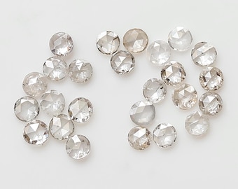 0,45 CT Champagne Rose Cut Diamanten Lot | 25 Losse VS-SI Natuurlijke Diamanten | Edelstenen voor het maken van sieraden