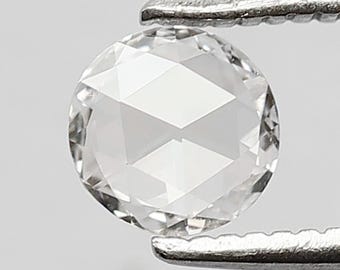5 mm runde Diamanten im Rosenschliff | 0,28 ct, Farbe EF, Reinheit VVS, natürliche lose Diamanten | Verlobungsringstein