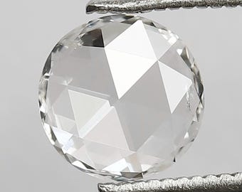 Natürlicher, runder Diamant im Rosenschliff, 0,91 Karat, Farbe GH, Reinheitsgrad VS SI, loser Diamant für Verlobungsringe und Schmuck