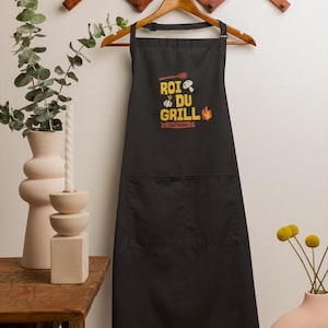 Personalized apron with first name, kitchen gift idea, for dad or chef at home