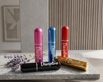 Personalized Perfume Atomizer – 5’li Set, Portable Travel Spray Bottle – Custom Name Gift