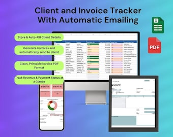 Monitoraggio clienti e fatture freelance: e-mail automatiche, Fogli Google (download digitale)