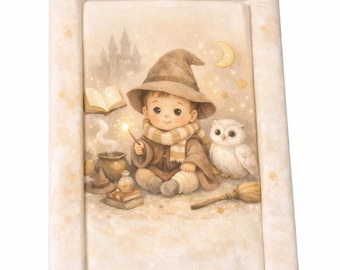 Wizard Baby Changing Mat | Magical Nursery Design – Padded, Wipe Clean