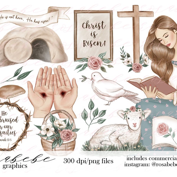 Resurrection Clipart Easter Clipart Bible Clipart Prayer Clipart Christian Wall Art Prayer Christian Devotional Printable Christian PNG