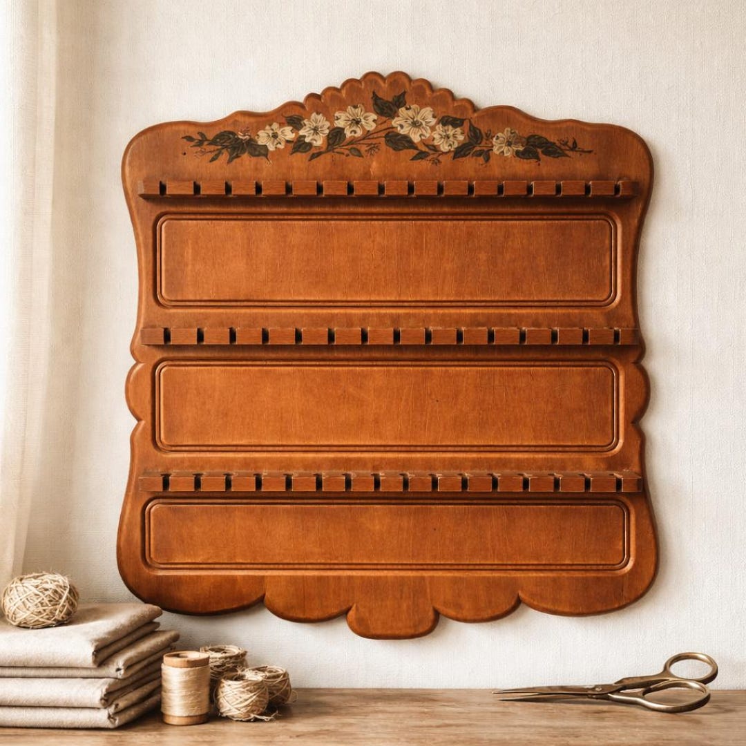 Commemorative Spoon Racks Vintage Wooden Spoon Display Rack Wall Hanging 48 Slot Souvenir Spoon ...