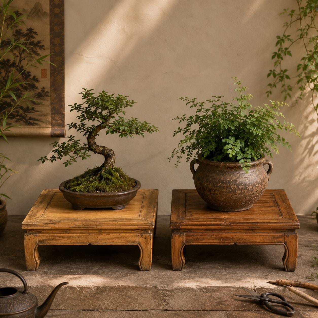 Vintage Bonsai Plant Stands - Etsy
