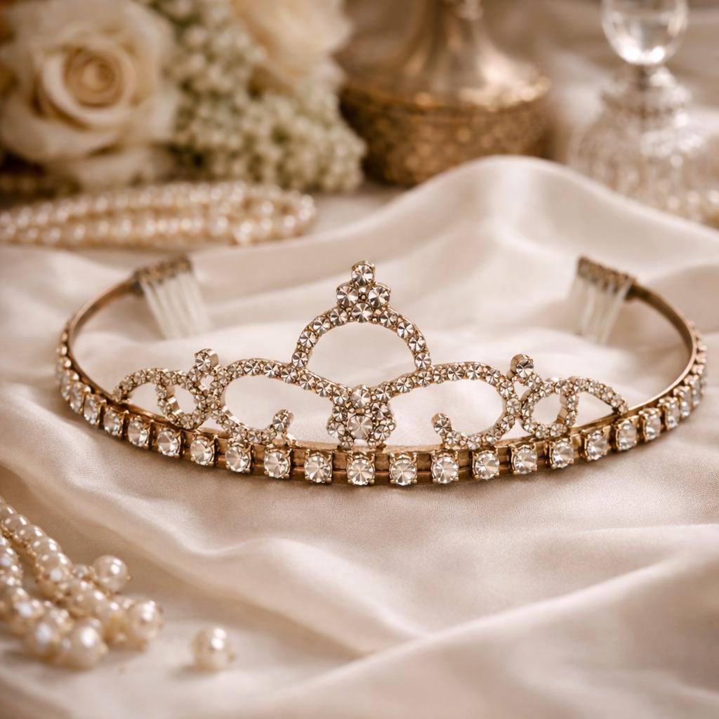 50s Bridal Headpiece - Etsy display picture 1