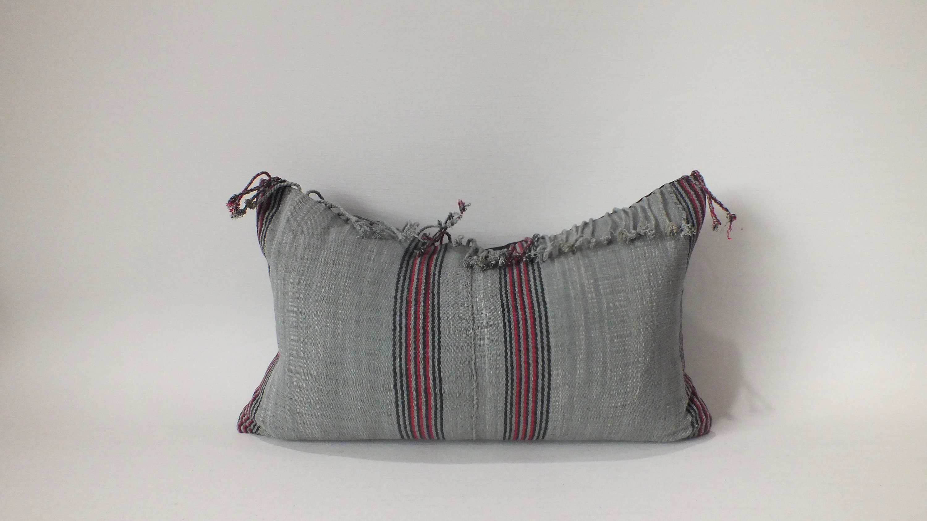 Grey Burgundy Black Sofa Pillow cover throw accent pillow Etsy