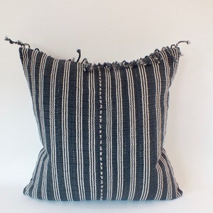Funda de almohada decorativa en blanco y negro, funda de cojín para sofá tejida a mano, cojín Frazada, colores pastel, cojines decorativos, tejido tribal