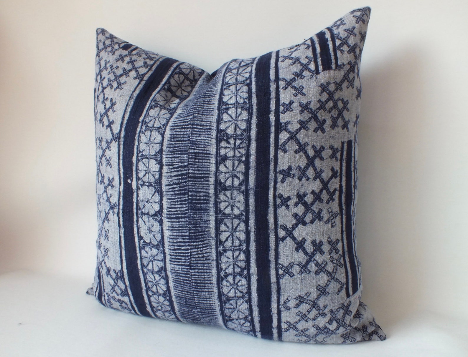 Throw Hmong Pillow Hmong Cushionvintage Hmong Hemp Pillow Etsy