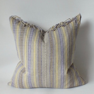 Vintage Hmong Pillow case Handwoven  Ethnic throw pillow cover Frazada cushion pastel Colours decorative throw pillows Tribal woven textile