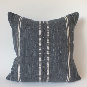 Black and white Sofa pillow case Hand woven Ethnic Accent throw pillow cover Frazada bed cushion pastel Colour decorative Tribal  textile