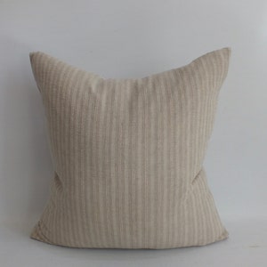 Beige and cream   Sofa Cushion  Striped Woven Sashiko Pillow Cover Decorative Throw Pillows case pillowslip pillowcase bedroom-pillows