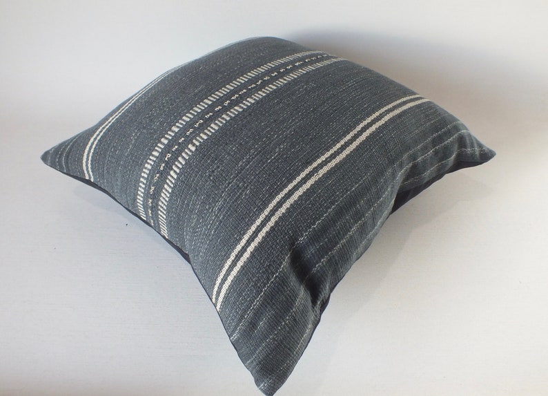 Black and White Sofa Pillow Case Hand Woven Ethnic Accent Etsy