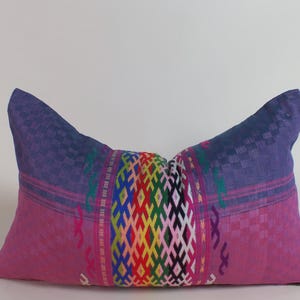 Hand woven  Throw Pillow  Sofa-Cushion  Pillow case  Home decorative Tribal Hand printed  Textiles Hmong Fabric boho textiles Bolster