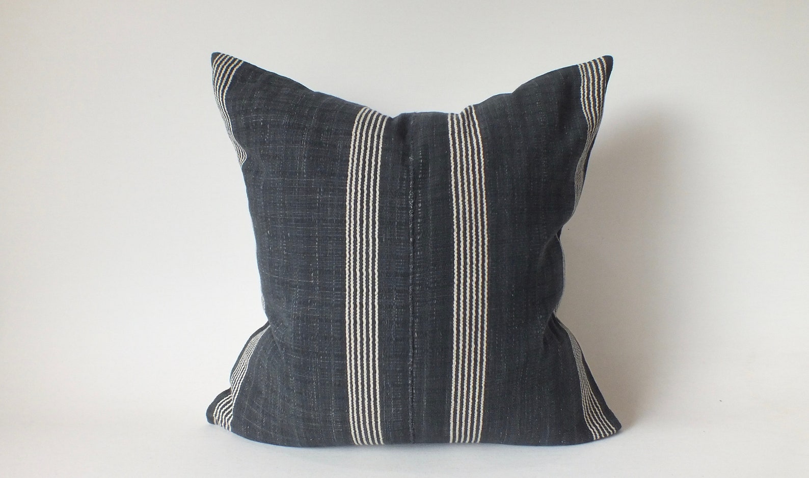 Black and White Sofa Pillow Case Handwoven Ethnic Throw Pillow Etsy