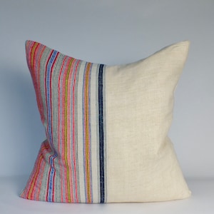 Hmong Pillow Vintage Fabric ethnic  Accent cushions  pillow-case  Hand woven textiles hemp Scatter  throw pillows  sofa-cushions pillowcase