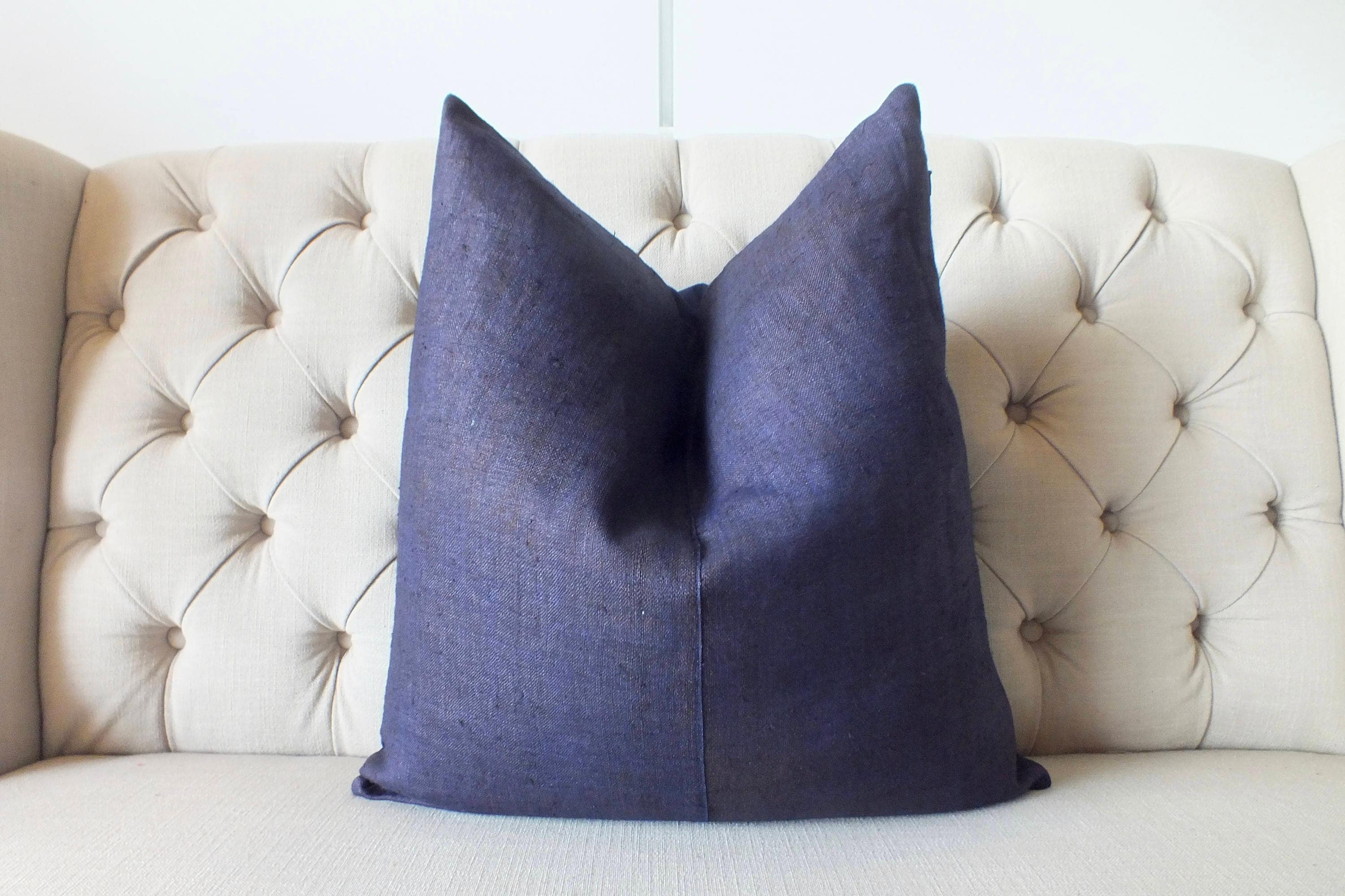 Hmong & Hemp Throw Pillow Cover main image 1