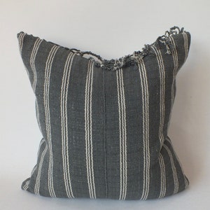 Grey  and white Sofa pillow case Hand woven Ethnic Accent throw pillow cover Frazada bed cushion pastel Colour decorative Tribal  textile