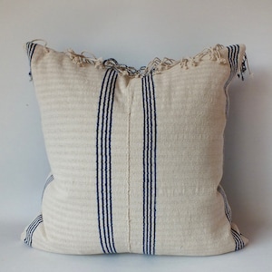 White and Blue  Sofa chair Pillow cover  throw accent pillow  Frazada chair cushion pastel Colour decorative  bedroom cushions  woven fabric