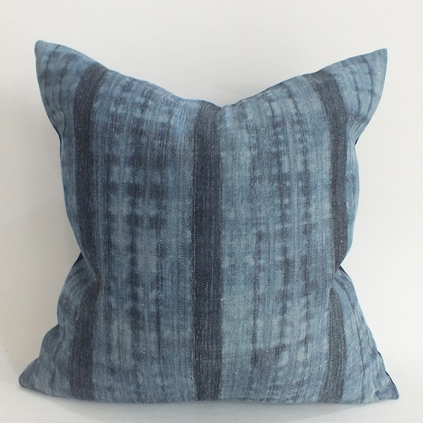Indigo Pillow Etsy