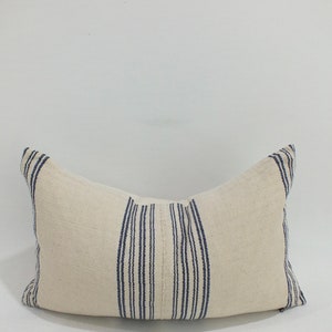 Blue and white  Sofa Pillow cover  throw accent pillow  chair Bolster cushion pastel Colour decorative  bedroom cushions  woven fabric