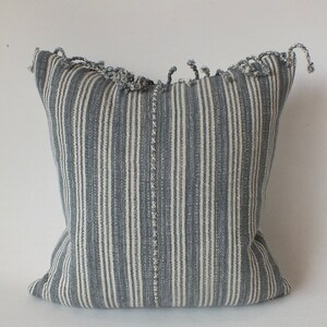 Grey and White  Sofa pillow case Hand woven Ethnic Accent throw pillow cover Frazada bed cushion pastel Colour decorative Tribal  textile