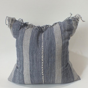 Grey  and white Sofa pillow case Hand woven Ethnic Accent throw pillow cover Frazada bed cushion pastel Colour decorative Tribal  textile
