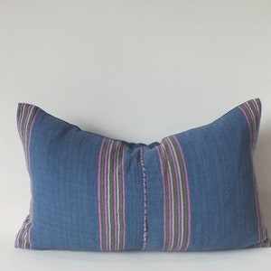 Decorative Throw Pillow case Hand Woven  ethnic Frazada accent Tribal Textile Living room sofa couch cushion cover Hmong textiles Home decor
