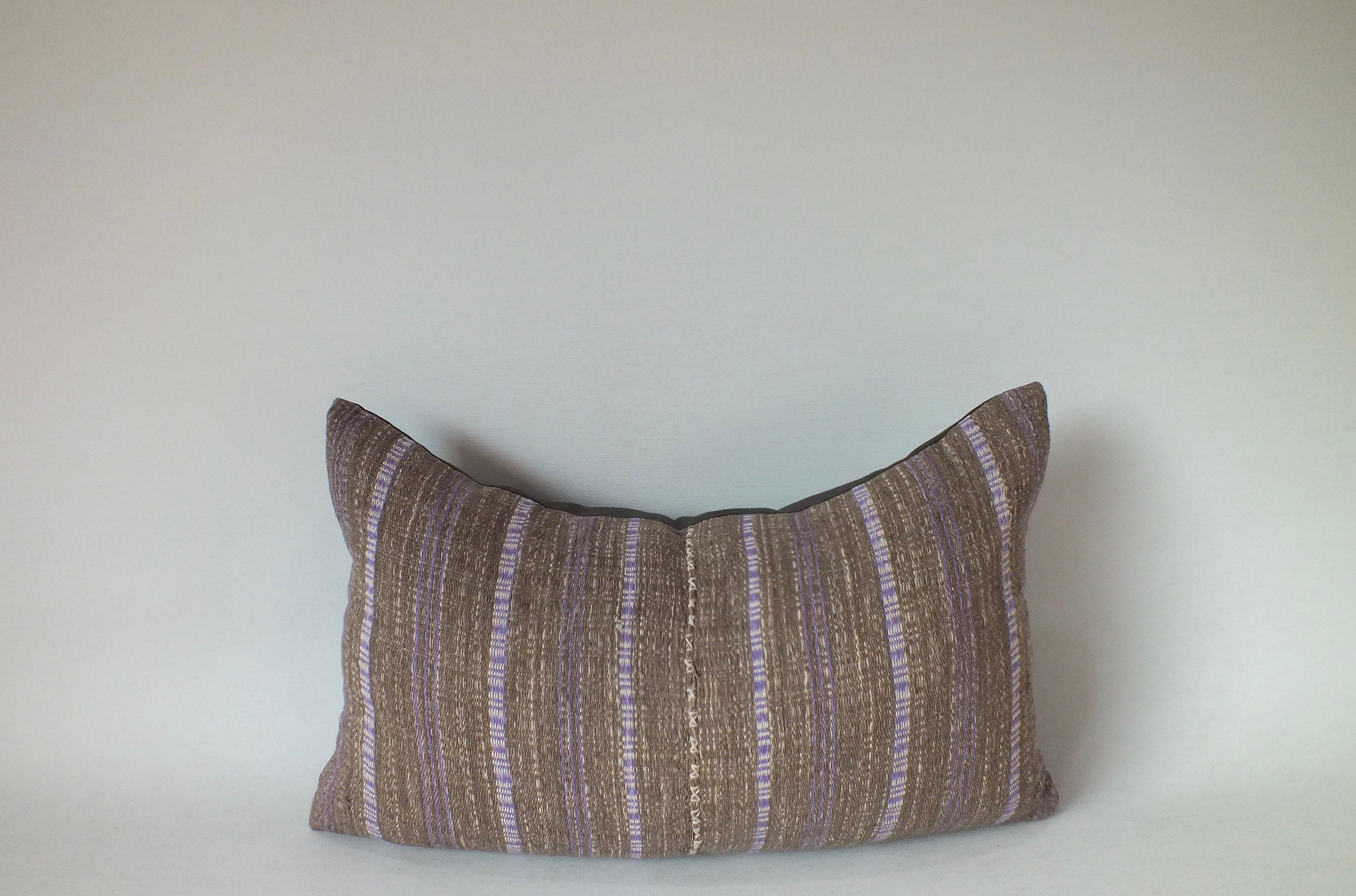 Brown Sofa Pillow Covers Handmade Fabric Handwoven Textiles Etsy UK