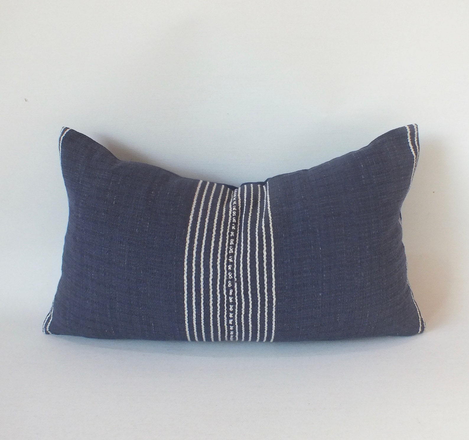 Navy Blue and White Sofa Pillow Cover Throw Accent Pillow Etsy