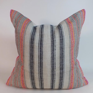 Hemp Sofa  Pillow Hand Woven  Ethnic Striped  Accent Decorative Throw Pillows Home decor bedroom pillowslip living room cushions sham chair