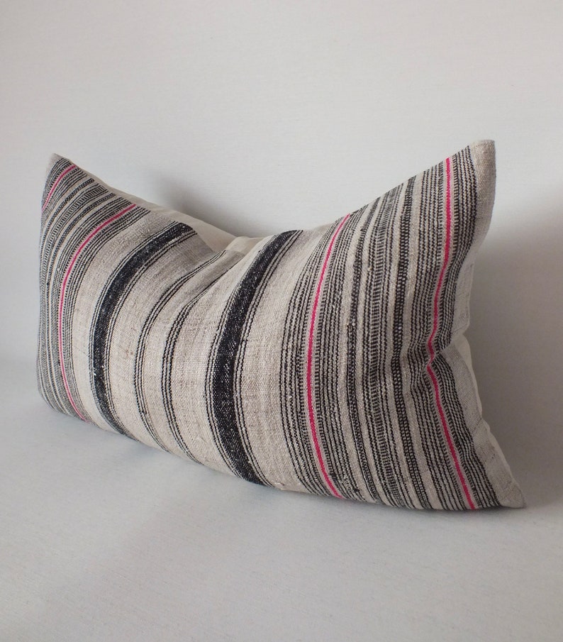 Photo inspiration: Hemp Material Large Throw Pillows Reference: Vintage Ethnic Hmong Hemp Throw Pillow Decorative Pillows