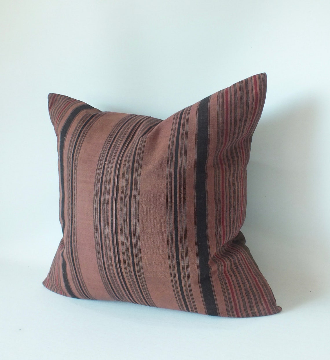 Braune Hanf Kissen Handgewebt Sofa Wohnzimmer Kissenbezug Etsy.de