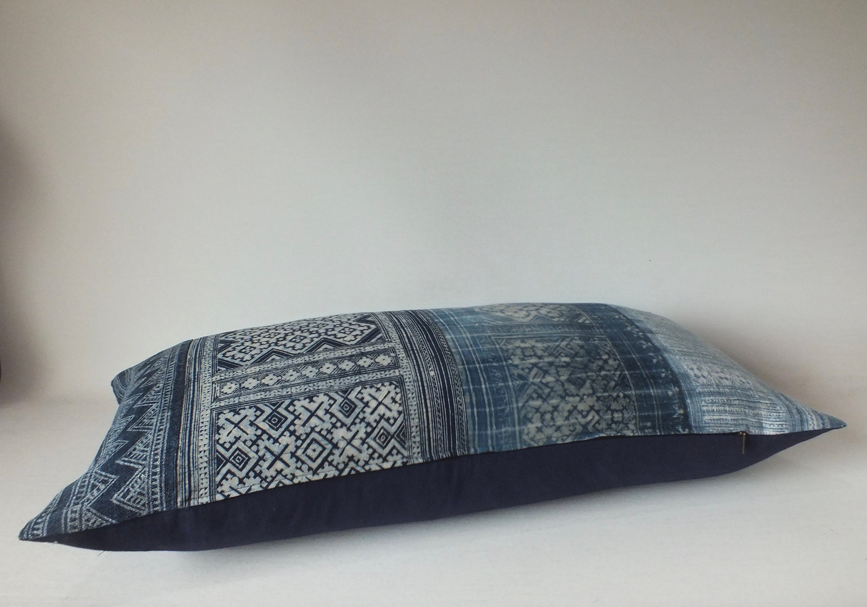 Cojines azules Dormitorio sala de estar sofá sofá Mano Tejido | Etsy