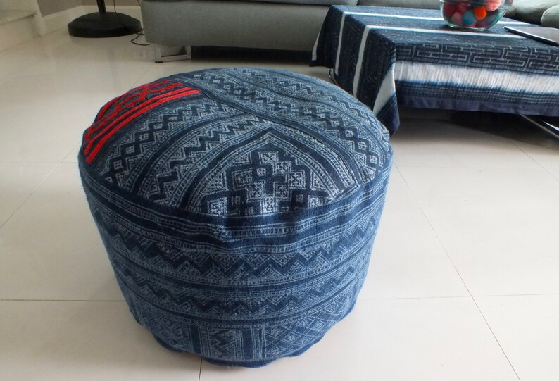 Boho Ottoman round cushions,Handmade Boho Hocker,Cushion-Cover-Boho-Ottoman-Handmade-Hocker Round Pillow Ottoman Cushion Cover