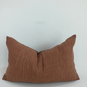 Brown sofa accent  Pillow case Hand Woven decorative ethnic Frazada accent  Tribal Textile throw cushion cover  Hmong textiles Home decor