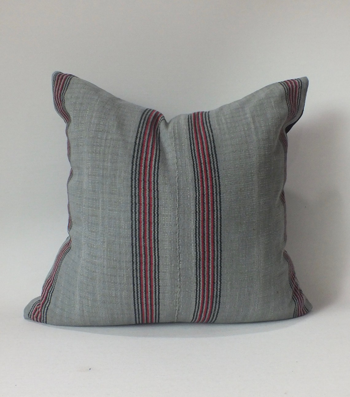 Gray Black Burgundy Sofa Chair Pillow Cover Throw Accent Etsy