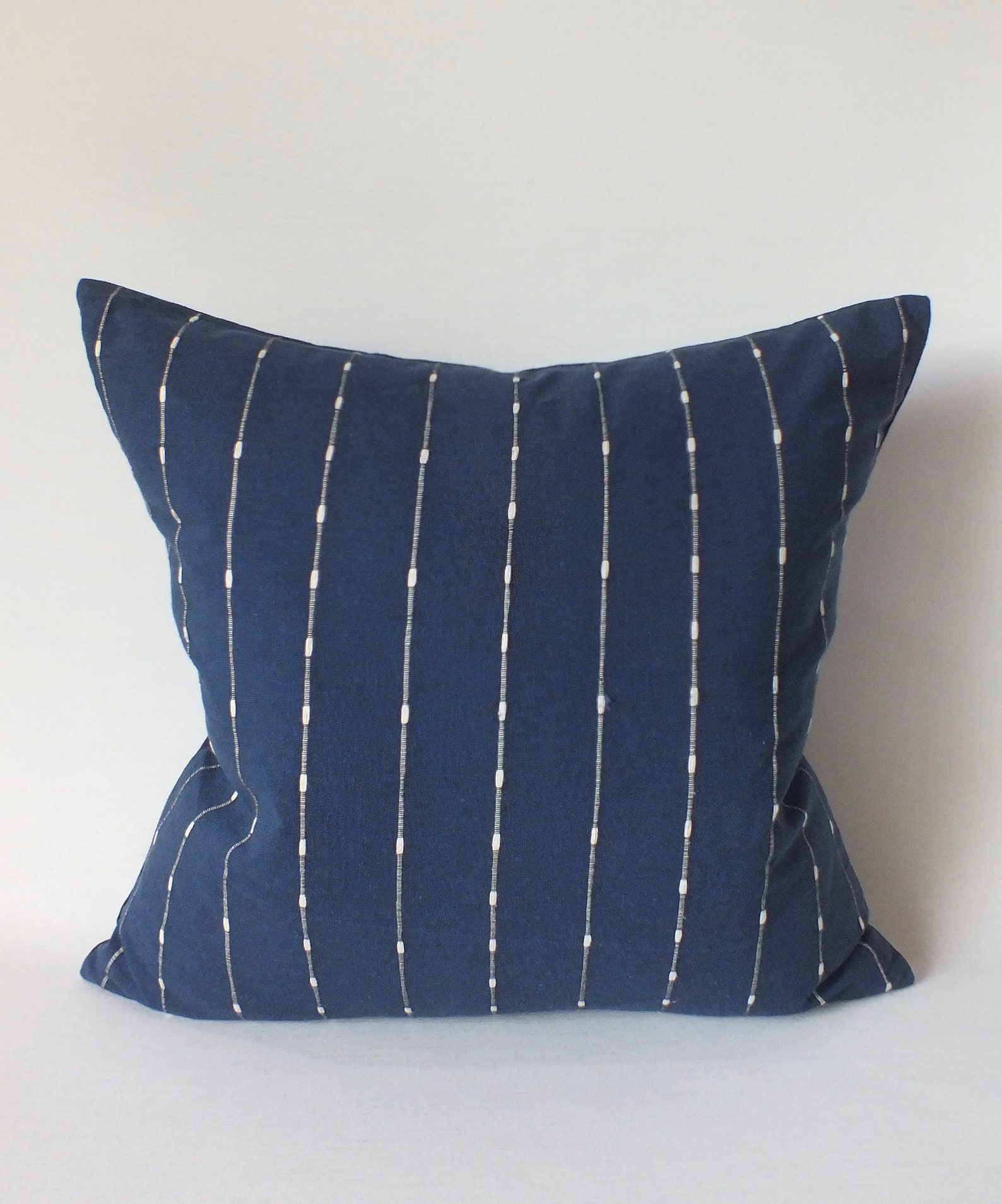 Light Blue White Striped Pillow Case Sashimi Cushion Cover Etsy